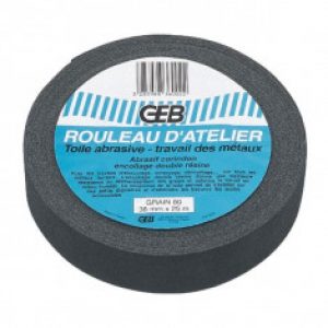 Bande abrasive Grain 100 – Rouleau dévidoir 38mm x 25m