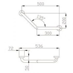 Barre angle 135º Urban People Mediclinics