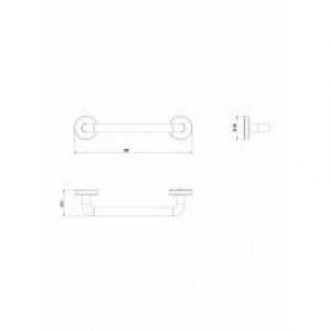 Barre d’appui 30cm Trendy hotels Gala