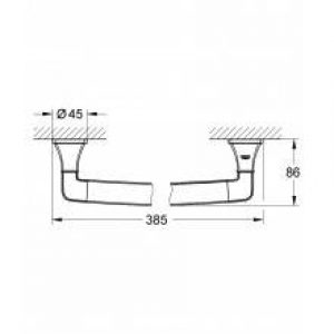 Barre d’appui Grohe Grandera