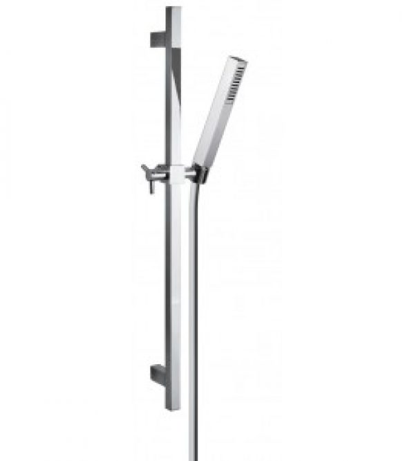 barre de douche avec support coulissant Damast SQUARE L…