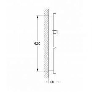 Barre de douche de 60 cm Grohe Euphoria Cube