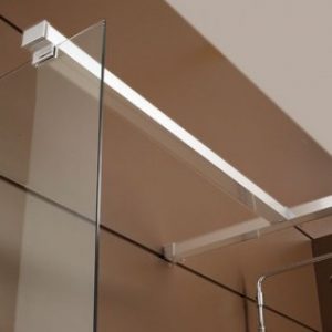 Barre de stabilisation additionnelle avec Patère – Fixation sur verre et sur barre – Django