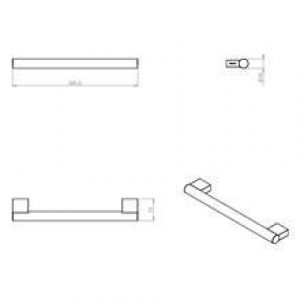 Barre porte-serviettes project 40 cm COSMIC