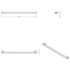 Barre porte-serviettes project 80 cm COSMIC