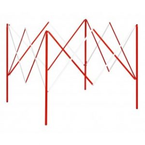 Barriere de chantier carrée – Longueur 1.3 Mètres