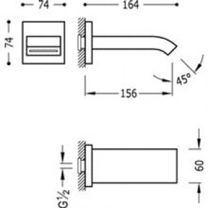 Bec cascade mural TRES Selection