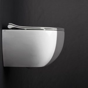 BLOC WC  MINI CIOTOLA SUSPENDU AVEC ABATTANT SOFT CLOSE  NO RIM – CRISTINA ONDYNA WCI3291