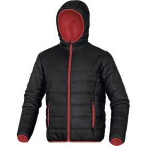 Blouson matelassé – doudoune – bicolore noir/rouge – DOON