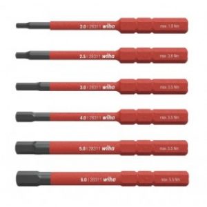 Boite de 6 embouts slim six pans – isolés 1000 volts