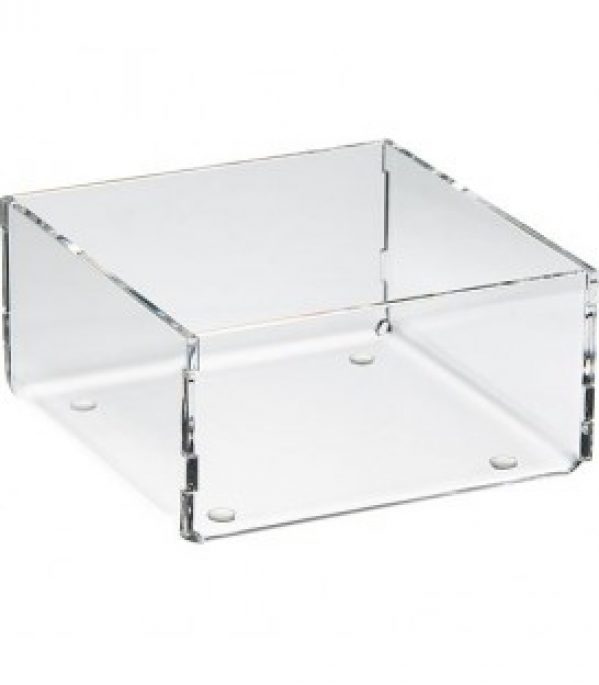 Boite de rangement en plexiglas transparent