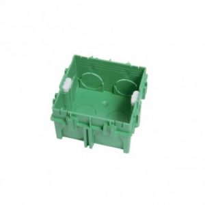 Boite d’encastrement carrée – à sceller – 75 x 75 mm