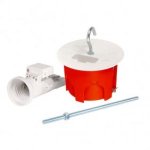 Boite d’encastrement – point au centre – DCL – pour plafonds creux