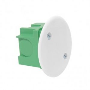 Boite d’encastrement – à sceller – 45 x 45 mm – avec couvercle