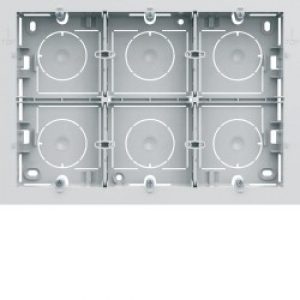 Boite saillie 16M pure – APPAREILLAGE MURAL GALLERY HAGER WXA686B