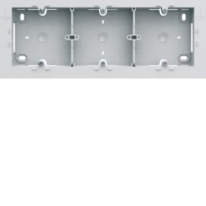 Boite saillie triple pure – APPAREILLAGE MURAL GALLERY HAGER WXA683B