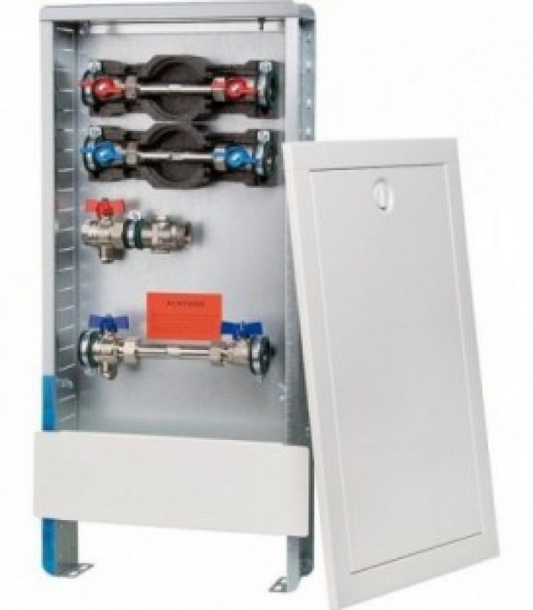 Boitier compteur elec Strawa horizontal Type AS12h W2-WMZ ST blanc, armoire 330×710 mm