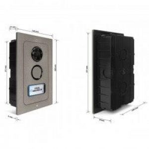 Boitier d’encastrement pour plaque de rue MIKRA﻿ pour Kit Note Urmet – 1122/60