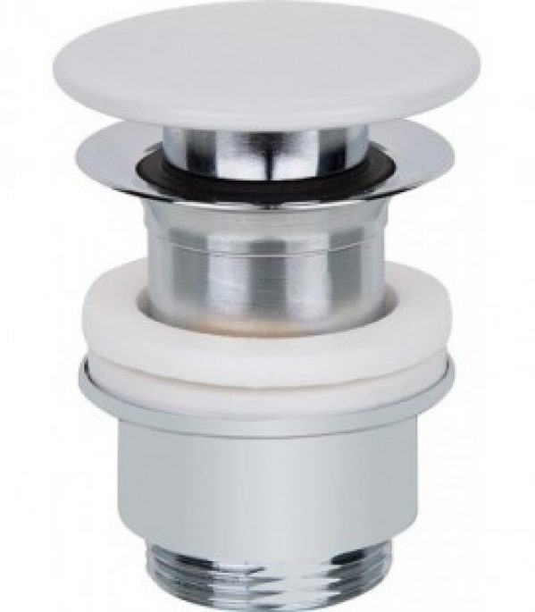 Bonde a cliquer plaque 72 mm, ceramique L70-85mm avec trop plein