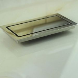 Bonde de drainage d&rsquo;eau en inox poli miroir