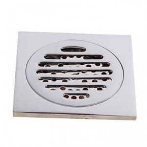 Bonde de drainage d&rsquo;eau en laiton argenté