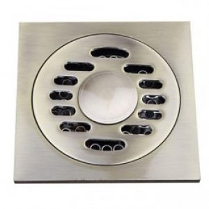 Bonde de drainage d&rsquo;eau en laiton bronze antique