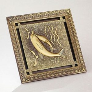 Bonde de drainage d&rsquo;eau à motif de dauphin