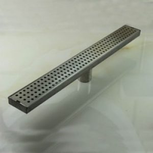 Bonde de drainage d’eau rectangulaire en acier inoxydable