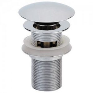 Bonde de lavabo – Laiton – Digiclic avec lanterne – Overflow – H100mm