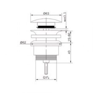 Bonde de vidage TEGLER