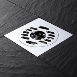 Bonde d’évacuation en laiton chromé de type moderne