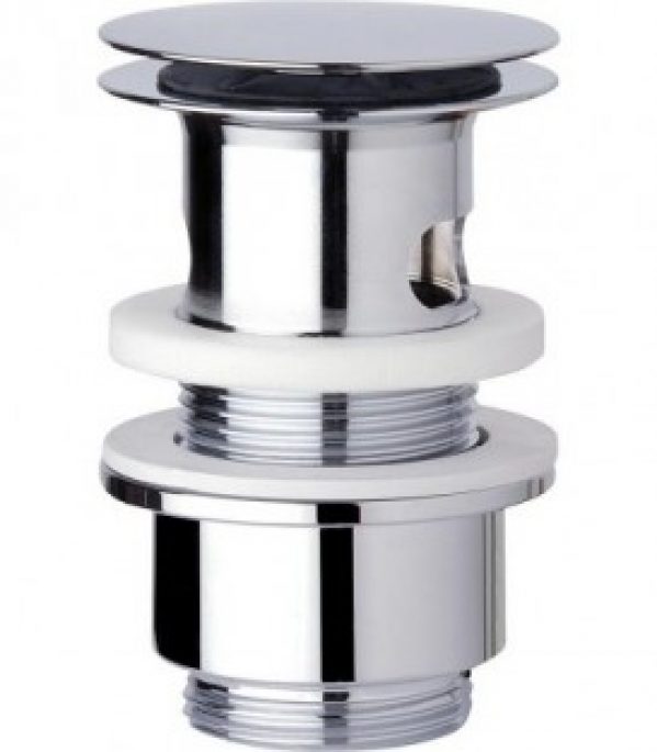 Bonde klicker sans trop-plein DN 32 (11/4&prime; ») , avec plaque de couvrement 63 mm