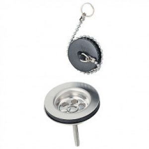 Bonde Lavabo Ø65 mm à bouchon en laiton – Wirquin Pro 30720449