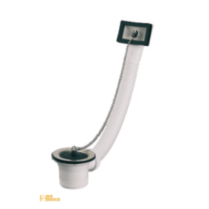 Bonde pour évier – inox – avec trop plein – cuvette diamètre 70mm