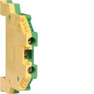 Borne vert-jaune 2 5mm² – CONNEXION  HAGER KXA02E