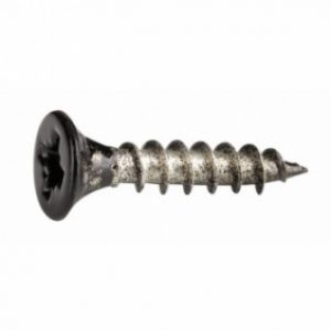 Boîte de 150 vis en aluminium noir pour ferrures volet