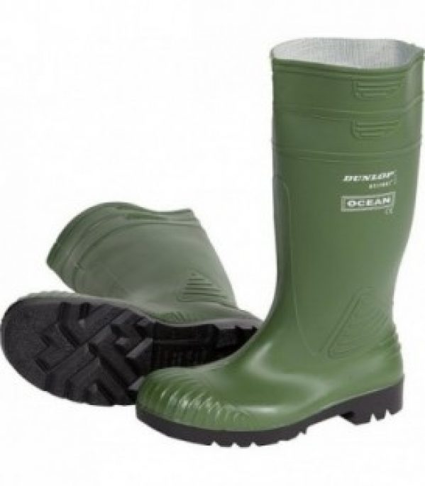 Bottes sécurité PVC S5 vertes, pointure 40