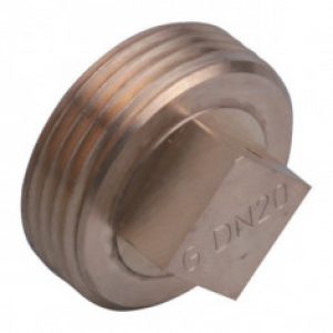 Bouchon mâle 6/20 à joint plat compteur à tête carrée – Gaz Naturel