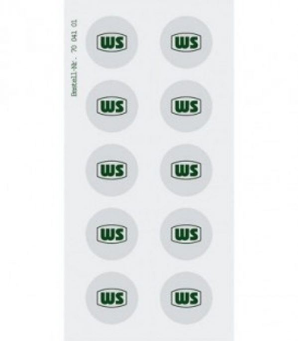 Bouchons d orifice de verification alu rond – autoadhésif sachet de 100 pces