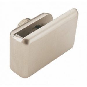 Bouton poussoir pour portes en verre