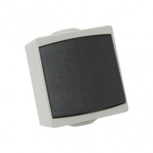 Bouton poussoir étanche IP65 complet – gris – Perle