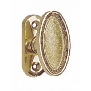 Bouton style Louis XVI sur rosette pour fenêtre
