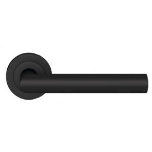 Béquilles doubles sur rosaces rondes – ER 28 Rhodes noir Cosmos