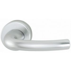 Béquilles doubles Tokyo sur rosaces, ton inox