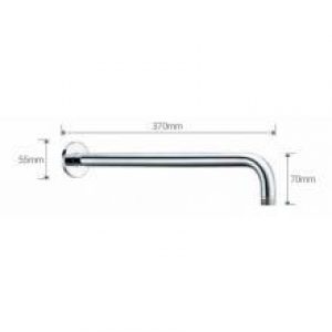 Bras de douche 37cm Imex
