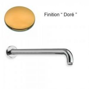 BRAS DE DOUCHE LUXE MURAL ENCASTRE MM 1/2″ 35 CM DORE – CRISTINA ONDYNA AC54552