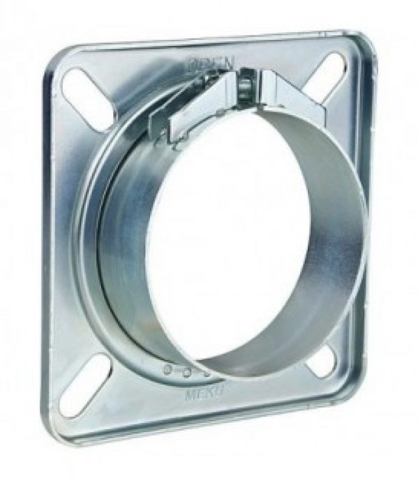 Bride de bruleur Meku pour tube de flamme diam: 100 mm