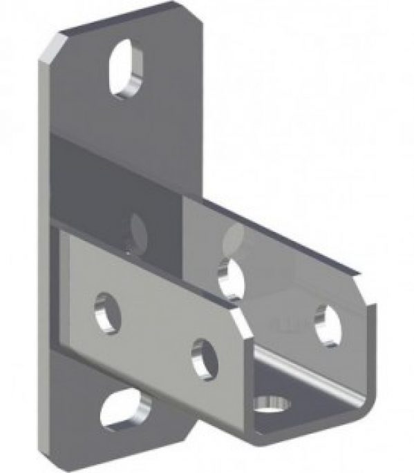 Bride à selle SFL 41 en inox A4 convient pour profilé : 41