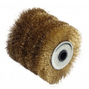 Brosse fil laitonnée 0,3 mm pour rénovateur REX 120 C – décapage léger