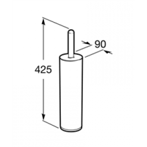 Brosse WC au sol Hotels 2.0 Roca